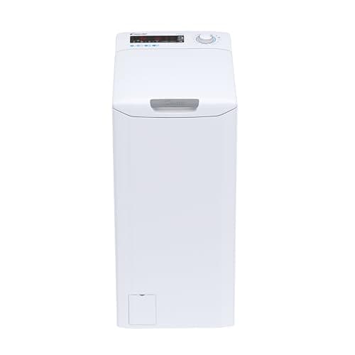 Candy Smart CSTG 47TMV5/1-S Lavadora Carga Superior 7 KG, 1400 RPM, Tecnología NFC, Mix Power System+, Asistente de Voz, 17 Ciclos, Inverter, Inicio Diferido 24H, Detector de KG, 79 DB, Blanco