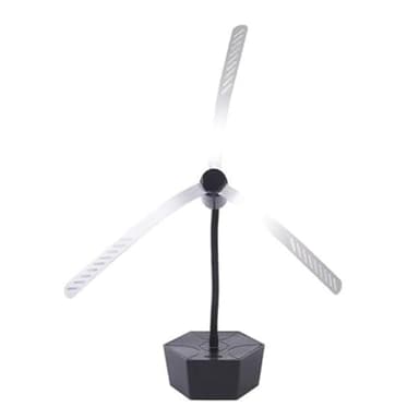 Pluuttiem Ventiladores de mosca para mesas, Ventiladores de mosca recargables para alimentos, Mantener a distancia de mosca, Ventiladores repelentes de moscas flexibles para mesas al aire libre
