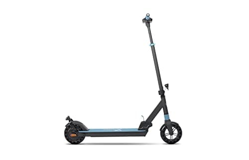 Lancia Ypsilon - Patinete eléctrico para Adultos E - Scooter, Motor 250 W, Peso 13 kg, con Flechas direccionales, Negro con Detalles Azul Marino, Ln - mo - 210003, 250W