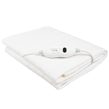 Max Star Calienta Camas Electrico Individual 150 x 80cm 3 Niveles de Calor 60W Proteccion Sobre-Calentamiento Apto para Lavadoras Cubre Colchon Manta Electrica (Individual 150 x 80cm)