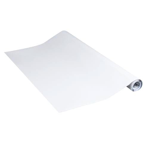 Venilia Lámina adhesiva, Mate Blanco, 67,5cm x 2m, Espesor 160μ, Vinilo autoadhesivo para muebles o cocina, decorativas papel pintado pared, PVC sin ftalatos, Fabricado en UE