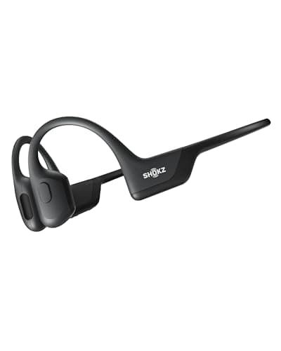 SHOKZ OpenRun Pro Auriculares inalámbricos Deportivos de conducción ósea, de oído Abierto con Bluetooth, micrófono,10h Duración de batería, IP55 Resistentes al Agua para Correr, con Diadema Deportiva