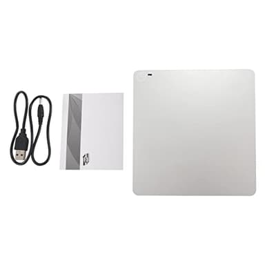 jiyaohui Reproductor de DVD Blu-Ray 3D Externo, USB 3.0 y Reproductor de CD-DVD Blu-Ray Tipo C Grabadora de CD DVD Ultra-plana Empotrable