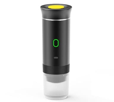 WSCMDYY Cafetera multicápsulas, cafetera Espresso 3 en 1, autocalentamiento de 4 a 6 Minutos, cápsulas pequeñas, cápsulas Grandes, café molido, Black