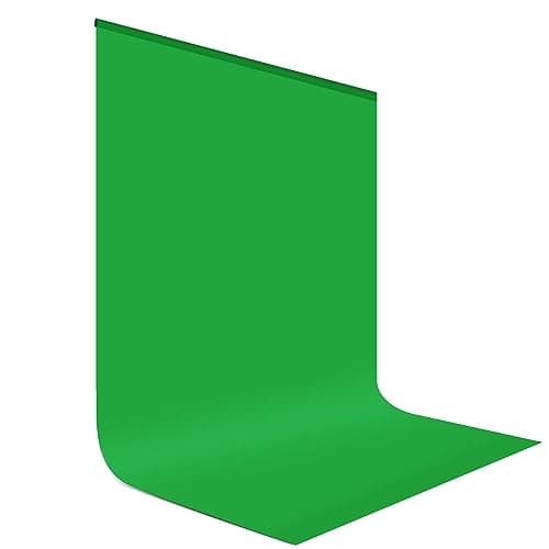 UTEBIT Green Screen, 1.5x2m Fondo Fotografia Portátil Plegable Pantalla Verde Poliéster Lavable Fondo Verde para Sistema di Soporte Fondo Fotografico para Fotografía Video y Televisión