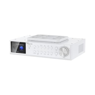 Ferguson Regent Cucina 200 - Radio de Cocina Digital con Bluetooth, FM/Dab+, Pantalla LCD a Color, luz LED integrada, Temporizador de Cocina de hasta 240 Minutos, Doble Alarma, Montaje bajo Mueble