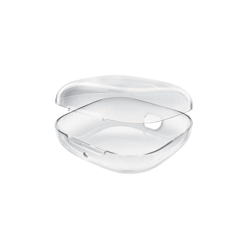 SHOKZ Estuche Transparente Compatible con Auriculares Open-Ear OpenFit Air SHOKZ, Funda de escuche para Auriculares inalámbricos Bluetooth con Botones, Funda Dura para Estuche de Carga, Transparente