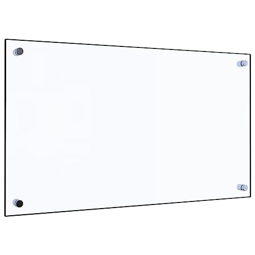 vidaXL Pantalla Anti Salpicaduras Cocina Vidrio Templado Resiste Calor Protector Antisalpicaduras Aceite Grasa Sartén Cocinar Panel Cristal Seguridad