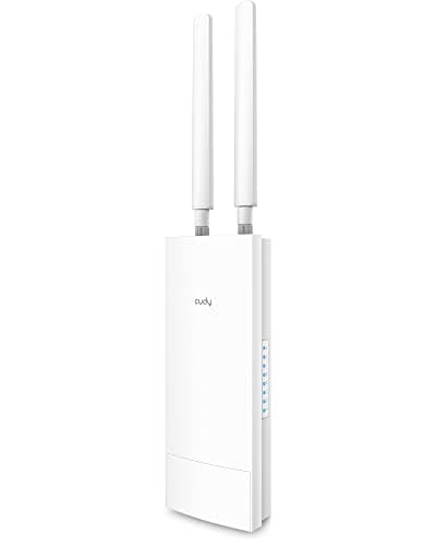 Cudy Punto De Acceso Inalámbrico Gigabit AC1200 para Exteriores, Extensor WiFi, IP65, Gigabit RJ45, Beamforming, MU-MIMO, Adaptador PoE Incluido, AP1300 Outdoor