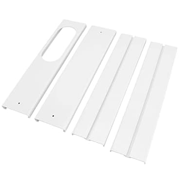 Kit de Ventana de Aire Acondicionado Portátil de 4 Piezas, Placa de Sellado de Ventana Deslizante de Aire Acondicionado Ajustable de 16,9 a 55 Pulgadas para el Hogar