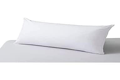 Savel - Almohada Suave Tacto Seda con Doble Funda | 135x40cm | Firmeza Alta