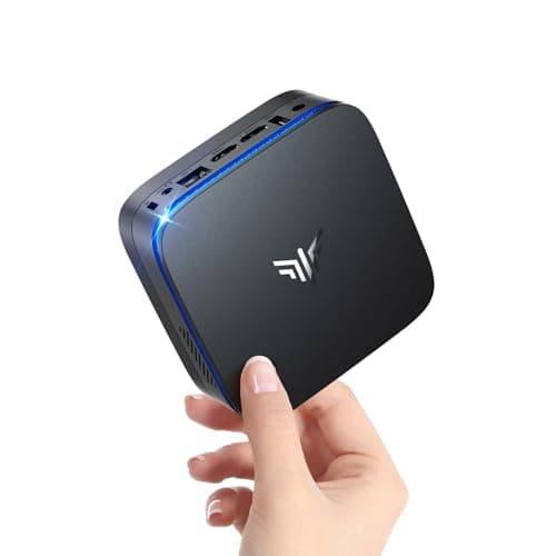 NiPoGi AK1 Plus Mini PC W-11,Intel 12TH Alder Lake-N95(hasta 3.4GHz,15W), 8GB DDR4 256GB M.2 SSD, Mini Ordenadores de Sobremesa,2xHDMI/4K@60HZ/BT4.2/RJ45-LAN,Micro PC para Negocios/Escuela