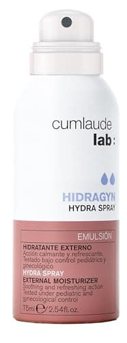 Cumlaude Lab Hydra Spray - Bruma Vulvar Hidratante, Calmante y Refrescante, con Ácido Hialurónico y Aloe Vera para Sequedad, Picor o Inflamación de la Zona Genital Externa - 75 ml