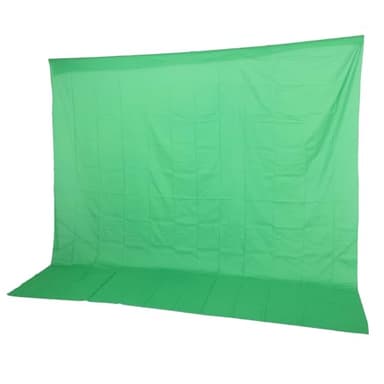 Joyance 3x3m Pantalla Verde de Pantalla Verde de Fondo No Reflectante Tela de Fondo de Pantalla Verde para Video Fotográfico Fotográfico Transmisión