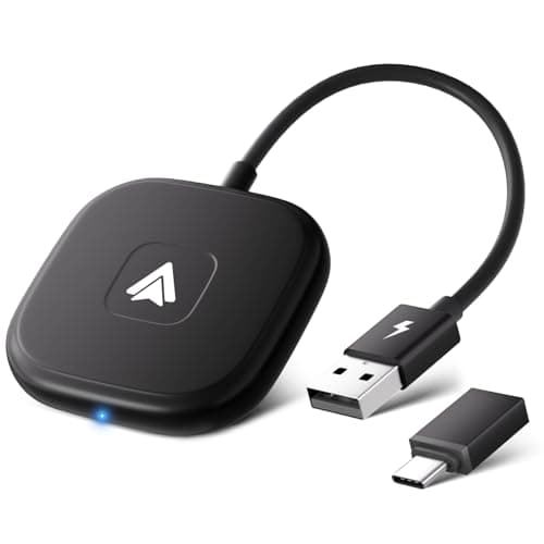 Adaptador inalámbrico Android Auto, Dongle Android Auto Wireless Para Android Car Stereo con OEM con Cableado Android Auto, Adaptador Wireless Android Auto Compatible con el 98% de los coches