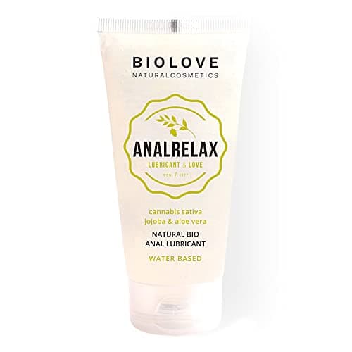 Biolove Anal Relax Gel Lubricante Anal a Base de Agua con jojoba, cannabis y aloe vera (100ml)