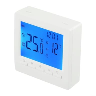Termostato inteligente, termostato digital programable para el hogar, termostato LCD para calefacción de caldera de gas montada en la pared, controlador de temperatura, termostato de calefacción