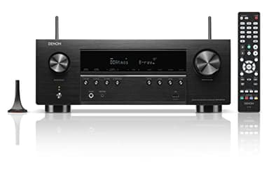 Denon AVR-S970H Receptor AV 8K, amplificador de cine en casa de 7.2 canales, Dolby Atmos, DTS:X, sonido envolvente Dolby y DTS Neural:X, compatible con Alexa, Bluetooth, AirPlay 2 y HEOS Audio