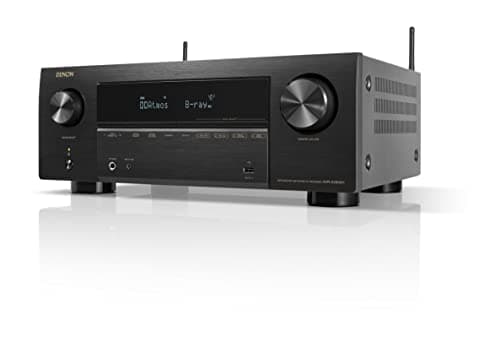 Denon Receptor AVR-X2800H 7.2 Ch - 8K UHD Home Theater AVR (95W x 7), transmisión inalámbrica a través de HEOS, Bluetooth y Wi-Fi Integrado, Dolby Atmos, DTS Neural: X y Sonido Envolvente DTS:X