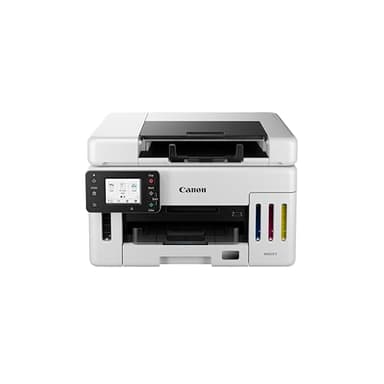 Canon Maxify GX6550 Megatank, Impresora Profesional para Oficina, con Depósito de Tinta Rellenable, WiFi, Impresión de Alta Velocidad, ADF de 35 Hojas, 3 años de garantía