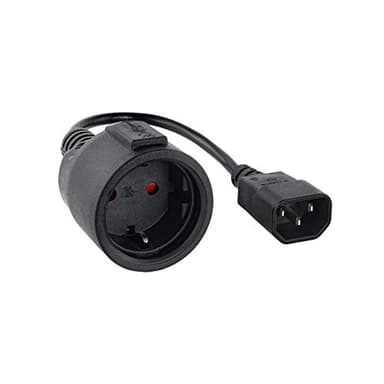 Nanocable Cable Adaptador C14-M a CEE7-H, 50cm
