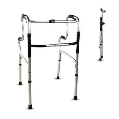 Hi riser plegable de aluminio ligero andador para caminar walker