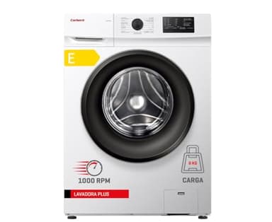 Corbero - Lavadora Carga Frontal | 6 Kg | CLH610MC | 1000 Rpm | 15 Programas | Inicio Diferido | Lavado Rápido | Eficiencia Energética E, Blanco