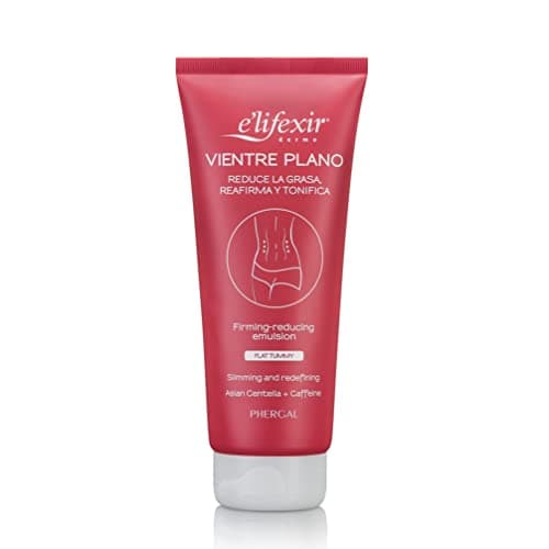 Elifexir Vientre Plano | Gel Reductor Abdomen | Crema Quemagrasas Reductora y Reafirmante Potente | Quema Grasas Adelgazante Mujer y Hombre | Con Cafeína y Centella Asiática, 200ml