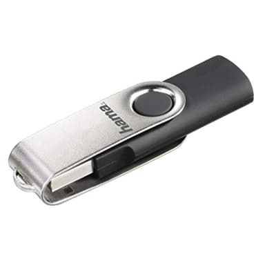 Hama FlashPen - Memoria USB 2.0 de 16 GB, Color Negro