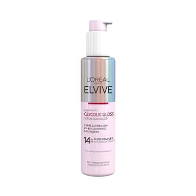 L'Oréal Paris Elvive Sérum Glycolic Gloss Con Ácido Glicólico Cabello Suave Y Brillante