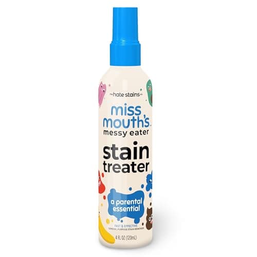 Miss Mouth's Messy Eater - Espray para tratamiento de manchas, 120 ml, esencial para recién nacidos y bebés, sin limpieza en seco, grasa, café, ropa interior, tela
