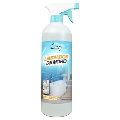 Limpia Moho y Manchas de Humedad 1 Litro | Spray Antimoho para Pared, Baño, Ventanas, Armarios, Superficies