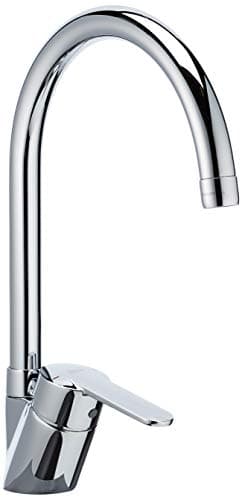 Roca,Victoria,Grifería monomando para cocina con caño giratorio,A5A8E25C00, Latón, Pulido