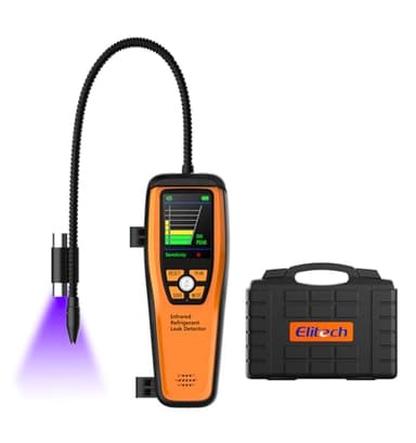 Elitech ILD-200 Infrarrojo Detector de Fugas de Refrigerantes HVAC Aire Acondicionado,10 Años de Vida del Sensor,R22 R410A R134A R1234YF