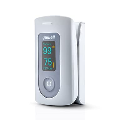 yuwell Pulsioxímetro, Oxímetro de dedo OLED profesional, Medición de la Saturación de Oxígeno en Sangre, Visualización de la Frecuencia Cardíaca