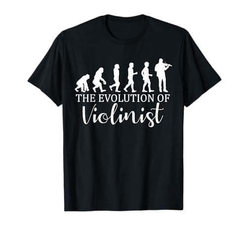 Evolution of Violinist - Regalo para violinistas Camiseta
