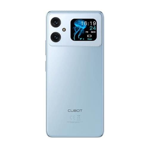 CUBOT A20 - Telefonos Moviles Libres 12GB+128GB/1TB, Android 14 Movil, Pantalla HD+ 6.75" (90Hz) con Mini Pantalla de 1.83", Cámara 48MP+16MP, Batería 5100mAh, Smartphone 4G Dual SIM, Face ID, GPS