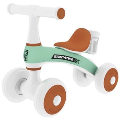 EIGHT4TWO Correpasillos Bebe 1 año Ligero y Estable | Bici Bebe 1 año para Equilibrio y Desarrollo | Juguetes niños 1 año (Verde)