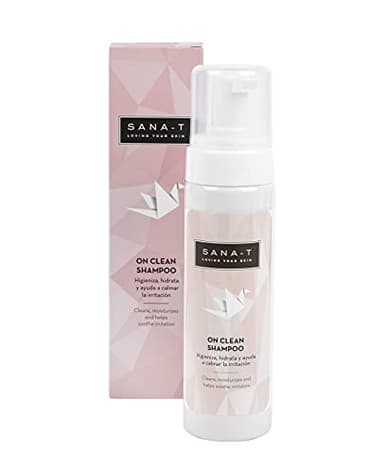 SANA-T ON CLEAN SHAMPOO 200ml. Hidrata y ayuda a calmar la irritación del cuero cabelludo en tratamientos oncológicos. Sin parabenos, alérgenos ni siliconas.
