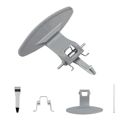 Kit de Manija de Puerta para Lavadora Compatible con LG Ref. 3650EN3005, Maneta de Reemplazo compatible con Lavadoras LG, Color Gris