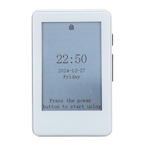 Lector de Libros Electrónicos de Pantalla de 2.7 Pulgadas, Lector de Libros Eléctricos Portátiles Bluetooth MP3 Reproductor Construido en Batería de 400 MAh, Reproducción de