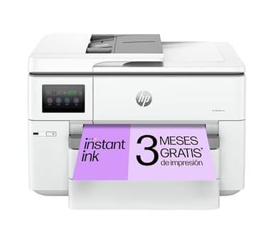 HP OfficeJet Pro 9730e - Impresora multifunción profesional de tinta, imprime y escanea hasta formato A3, doble bandeja y doble cara automática, Wi-Fi, 3 meses de impresión Instant Ink con HP+