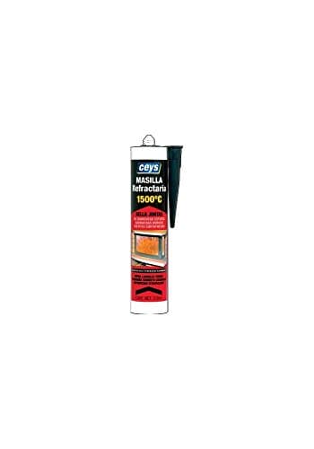 Ceys - Masilla Refractaria - Sella juntas de alta temperatura - Calidad profesional - 310 ML, El embalaje puede variar