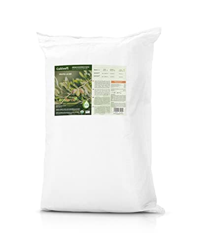 CULTIVERS Abono Olivo y Plantas Mediterráneas Ecológico 20 kg granulado. 100% Orgánico y Vegano. Mejora la Productividad