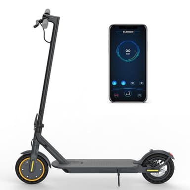 Patinete eléctrico Aovopro, 30km de autonomía, motor de 350 w, plegable, de 8,5 pulgadas, capacidad de carga 120 kg (AV01-amarillo)