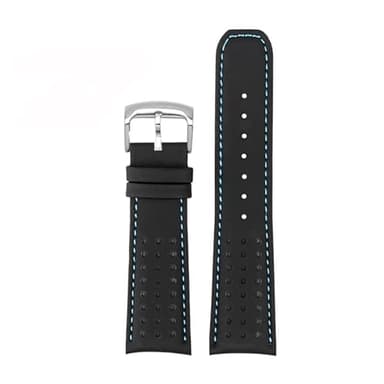 SYFCSEW Correa de reloj de piel auténtica de 22 mm y 23 mm, compatible con Citizen Blue Angel AT8020-54L/8020-03L JY8078 AT8020 Series, 23mm, Ágata