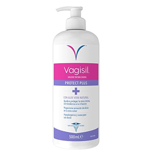 Vagisil Higiene Íntima Diaria Protect Plus Antibacteriano, Con Aceite de Neem y Árbol del Té, 500 ml