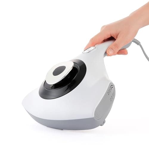 Aspirador de mano antiácaros con luz UV-C, aspiradora con filtro HEPA, esterilizador para camas, ropa, sofás y muebles, ideal para alérgicos