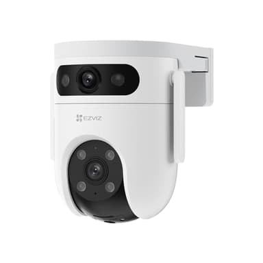 EZVIZ 6MP Cámara Vigilancia WiFi Exterior Doble Lente 2K+2K, 360° Cámara IP de Seguridad con Visión Nocturna en Color, Detección IA de Personas/Vehículos, Audio Bidireccional, Modos de Patrulla, H9c