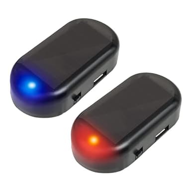 LED luz Antirrobo,Luz Solar LED de Alarma de Coche,Alarma de Coche Solar,Luz De Seguridad Intermitente Antirrobo,Luz De Alarma De Coche,Luz De Seguridad Intermitente LED Antirrobo,2PC